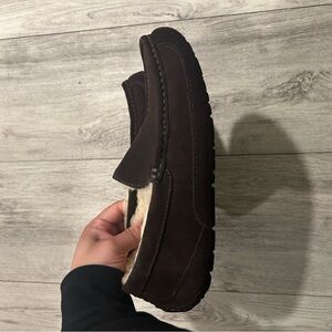 UGG Men's Dark Brown Slip-On Loafers